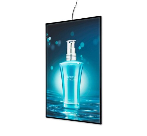 LED Slide In Frame Slim Met Print