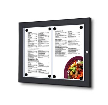 Zwart Outdoor Menubord