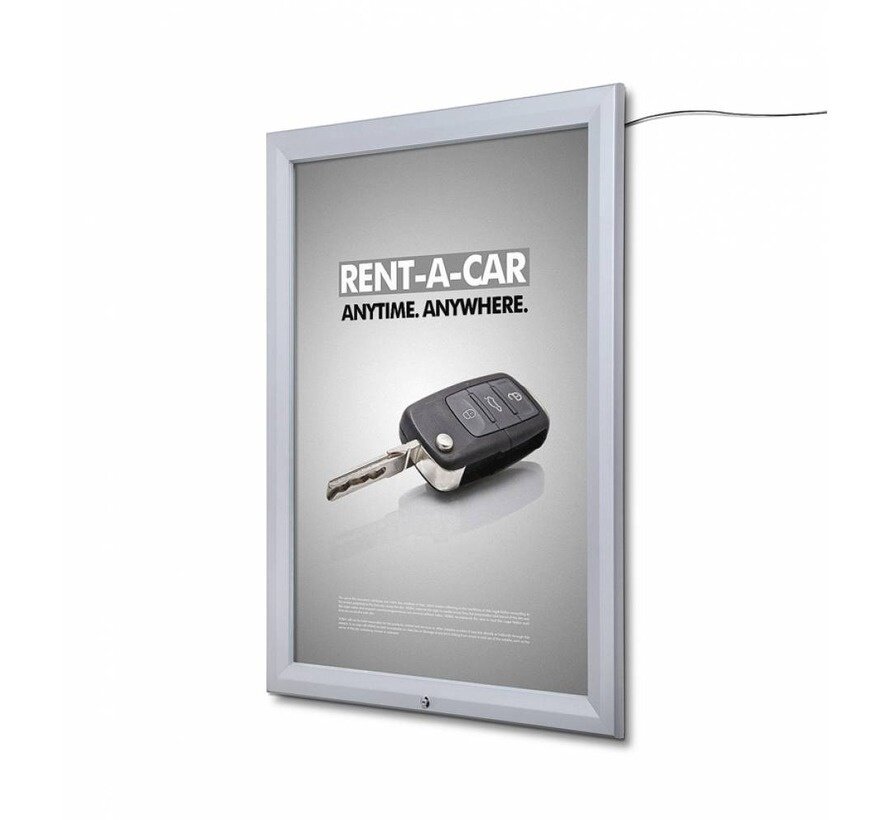 LED Outdoor Poster Case Met Print