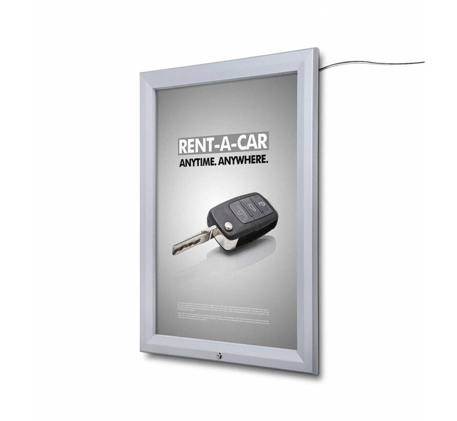 LED Outdoor Poster Case Met Print