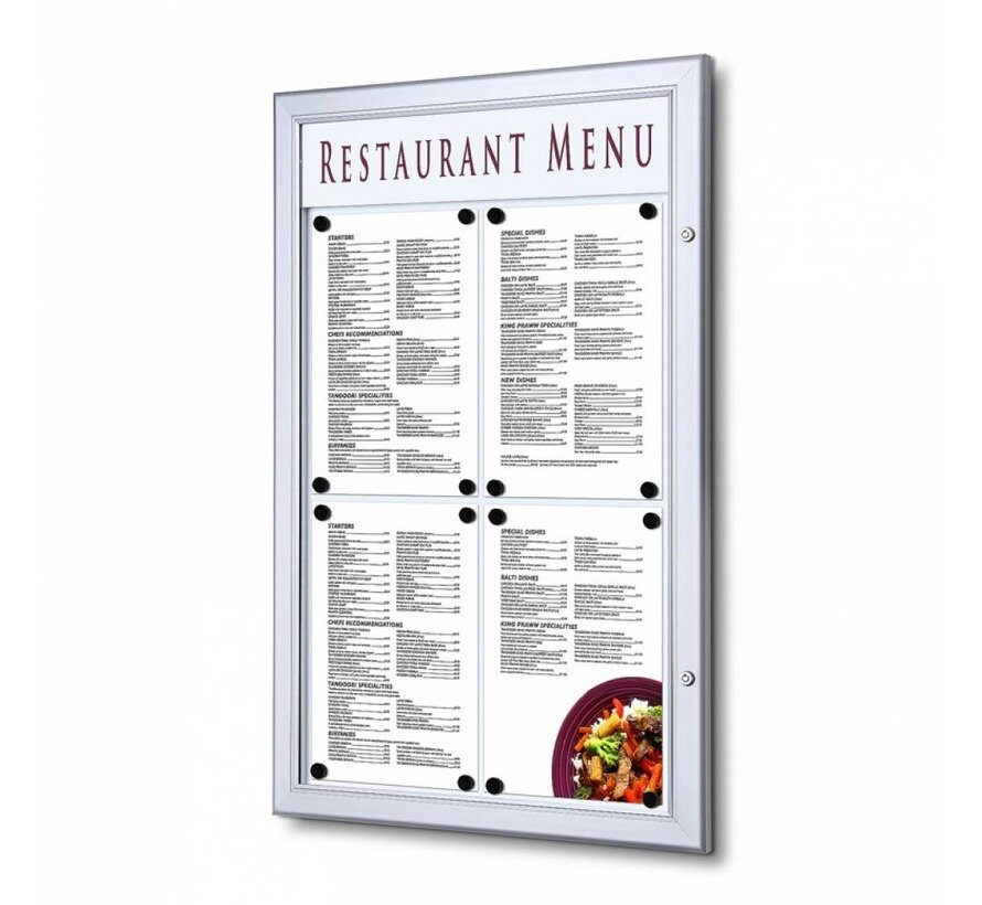 Outdoor Menubord Logo / LED