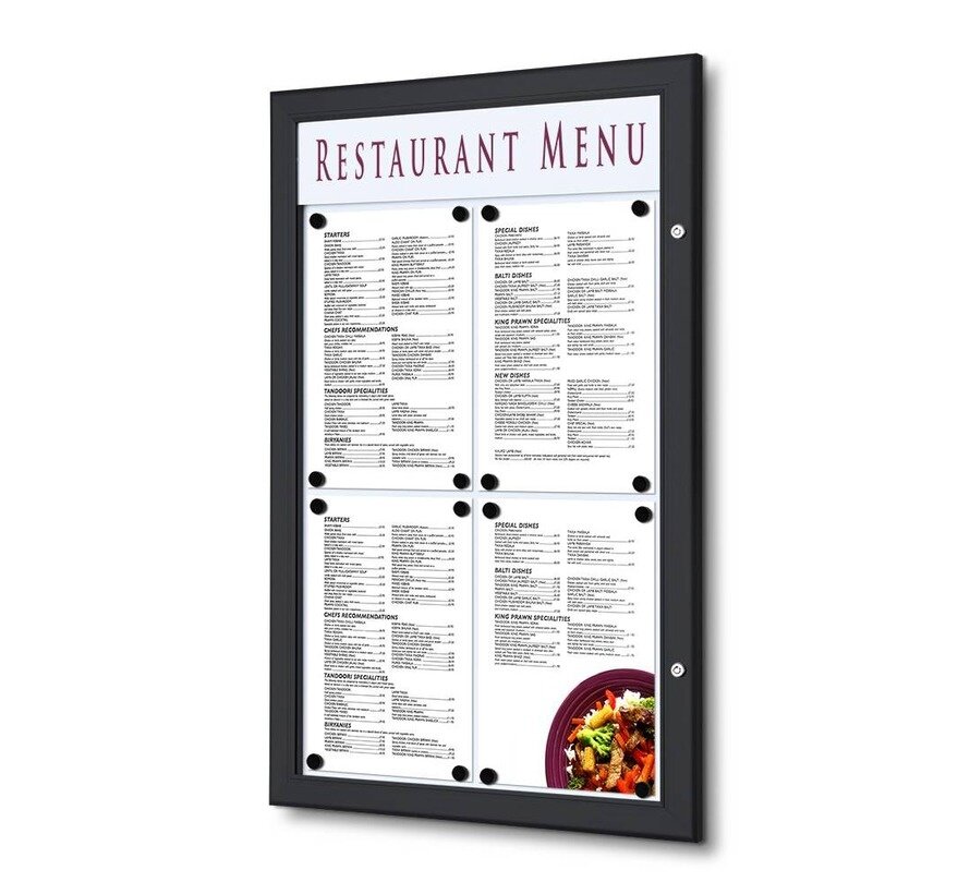 Outdoor Menubord Logo / LED