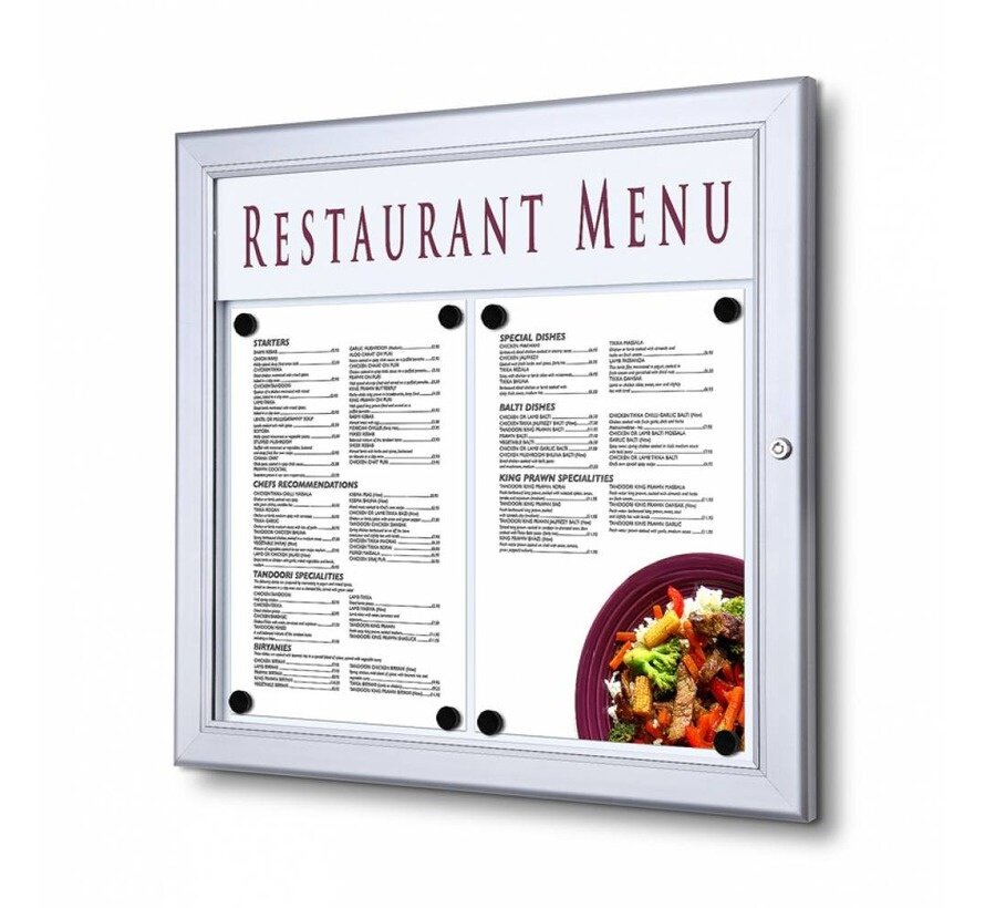 Outdoor Menubord Logo / LED