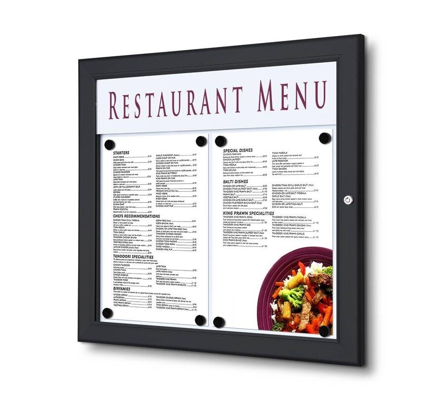 Outdoor Menubord Logo / LED