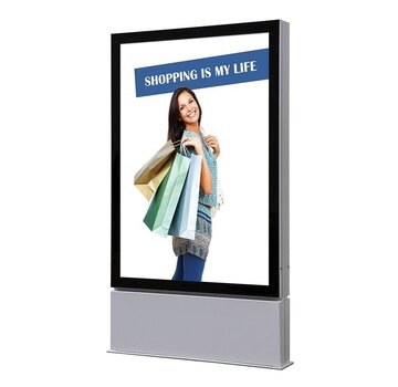 LED Outdoor Premium Poster Case 120 x 180 cm Dubbelzijdig Met Print
