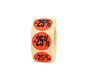 Kortingssticker 25% - 32mm - rood/zwart