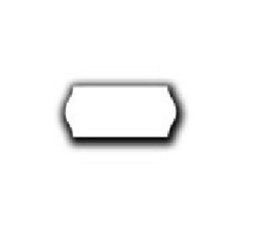 Contact prijsetiketten 26x12 / 25x12 wit - 12  rol