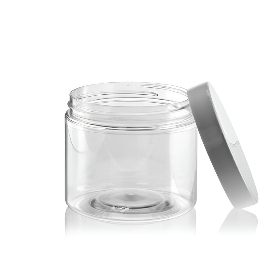 PET potten 200 ml incl. deksels