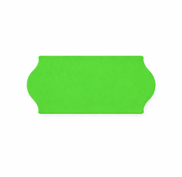 Contact prijsetiketten 26x12 /25x12 fluor groen - 1ds à 36 rol