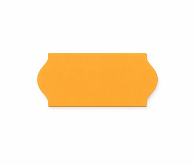 BLITZ Prijsetiketten 26x12 Fluor Oranje - 1ds à 36 rol