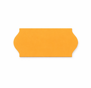 Printex prijsetiketten 26x12 fluor oranje - 1ds à 36 rol