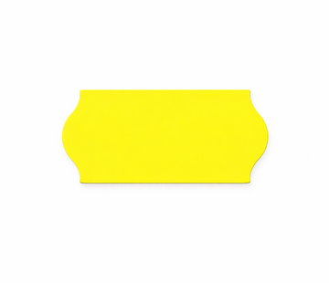 Avery prijsetiketten 26x12 fluor geel - 1ds à 36 rol