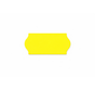 prijsetiketten 22x12 fluor geel - 1 ds à 42 rol -