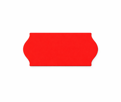 BLITZ prijsetiketten 22x12 rood - 42 rollen