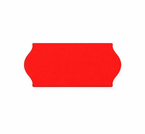 BLITZ prijsetiketten 22x12 rood - 42 rollen