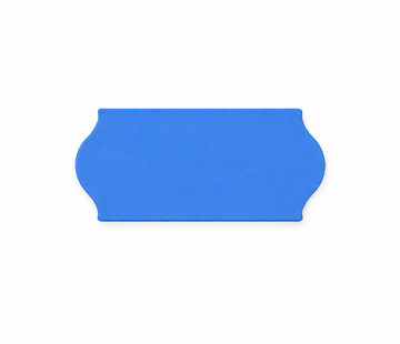 Open prijsetiketten 22x12 blauw - 1 ds à 42 rol