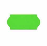 METO prijsetiketten 22x12 fluor groen - 42 rollen