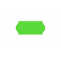 prijsetiketten 22x12 fluor groen - 42 rollen