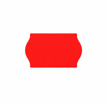 Prijsetiketten 26x16 rood Universeel - 1ds á 36 rol
