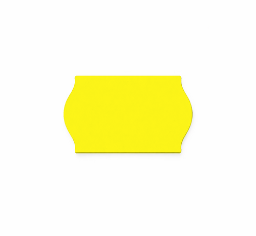 Avery prijsetiketten 26x16 fluor geel - 1ds à 36 rol