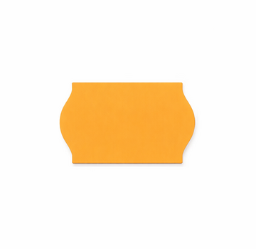 Prijsetiketten 26x16 fluor oranje - 1ds á 36 rol (geschikt voor METO)