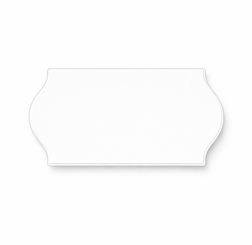 Contact prijsetiketten 26x12 / 25x12 wit - 1ds à 36 rol