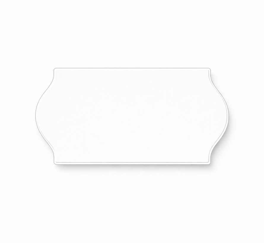 prijsetiketten 26x12 / 25x12 wit - 1ds à 36 rol