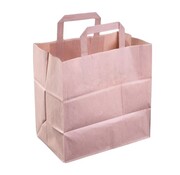 Papieren draagtassen 26 + 17 x 26 cm ECO