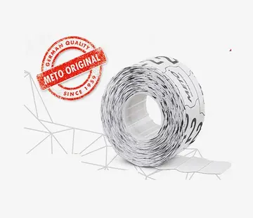 METO METO prijsetiketten 22x16 wit | 42 rollen