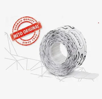 METO METO prijsetiketten 22x16 wit | 42 rollen