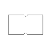 Prijsetiketten 21x12 wit Universeel - 12 rollen