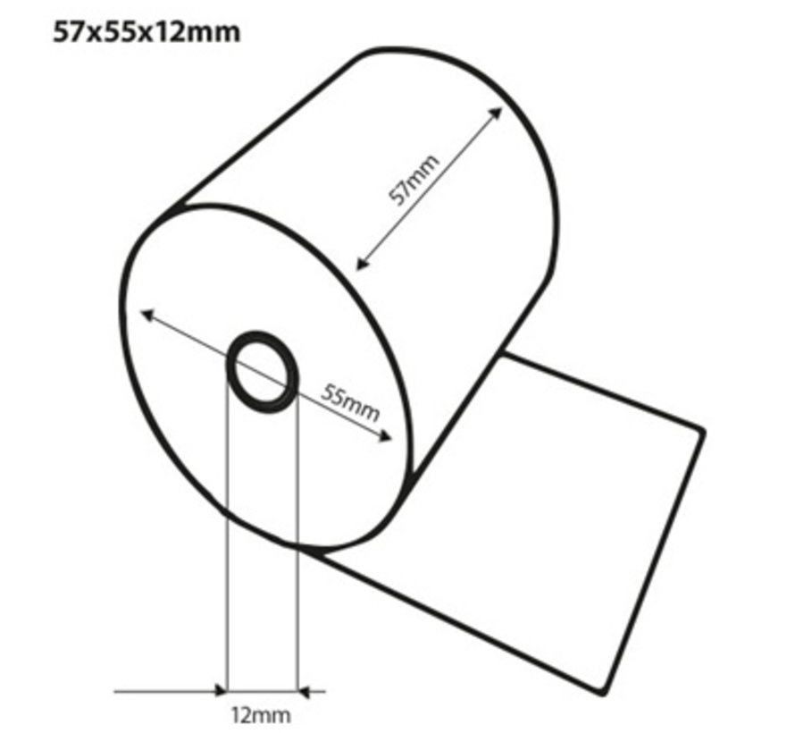 Thermorollen 57x55x12 mm