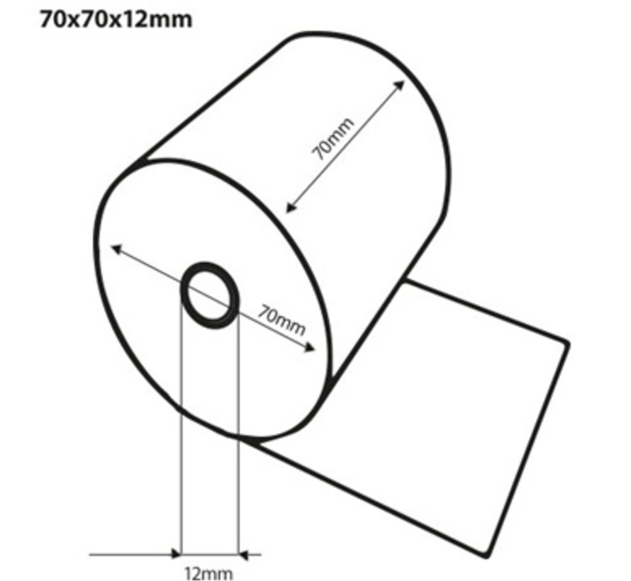 Witte kassarollen houtvrij 70x70x12 mm