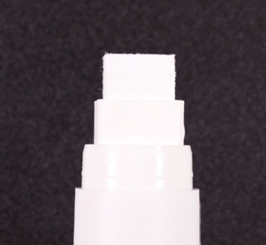 Popart Krijtstiften 15mm - Wit (5 stuks)