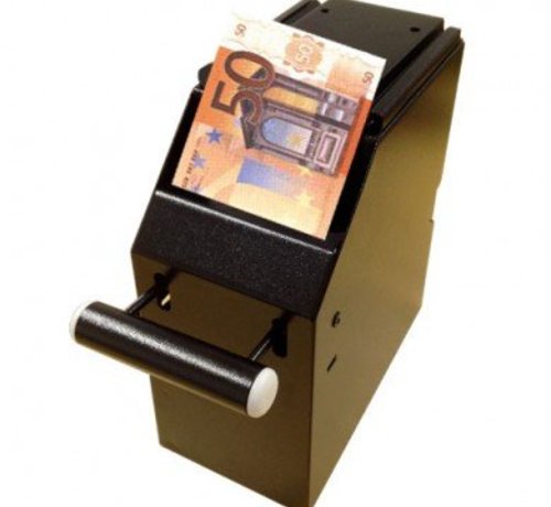 Cashbox 2-delig met 2 sleutels zwart