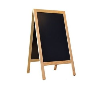 Krijtstoepbord Blank 70x130cm