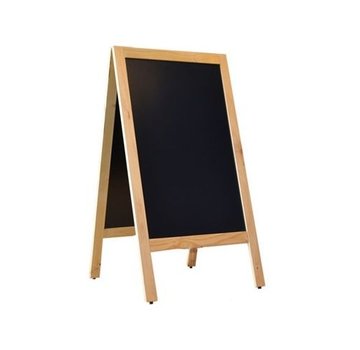 Krijtstoepbord Blank 75x135cm