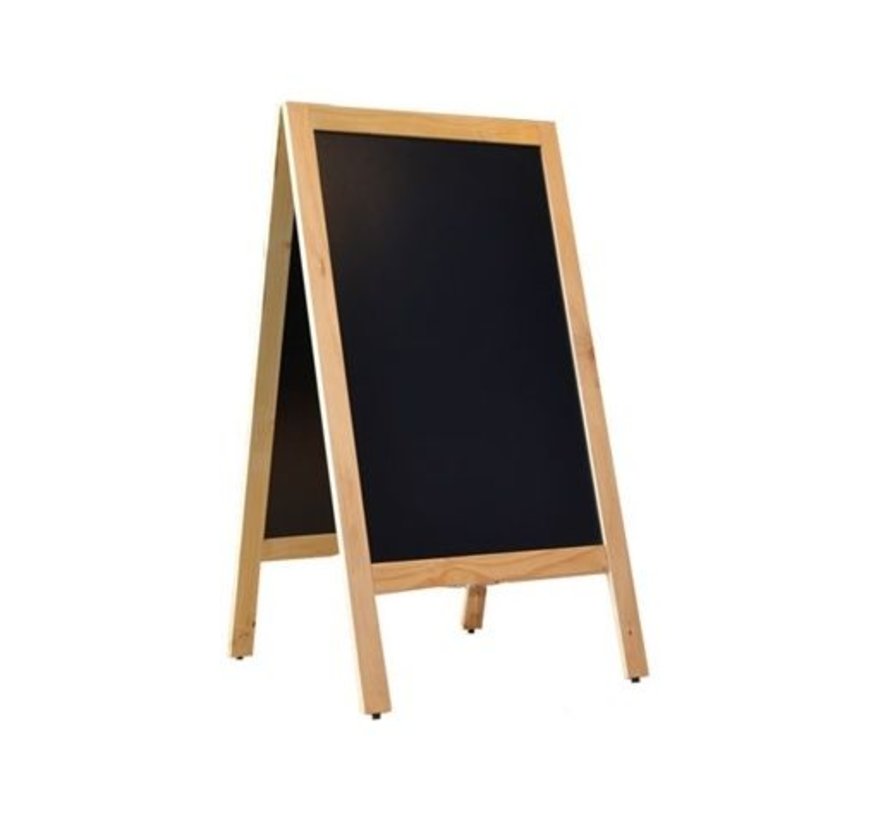 Krijtstoepbord Blank 75x135cm