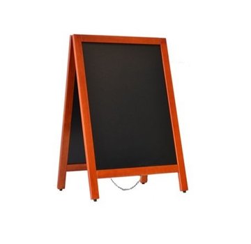 Krijtstoepbord Mahonie 55x85cm