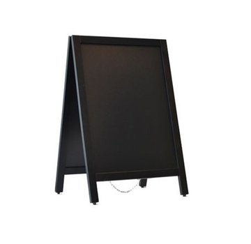 Krijtstoepbord Zwart 55x85 cm