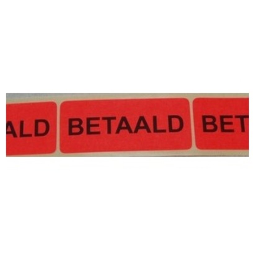 Etiketten: Betaald