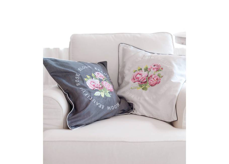 sierkussen Bloom Beautiful Marjolein Bastin Grey