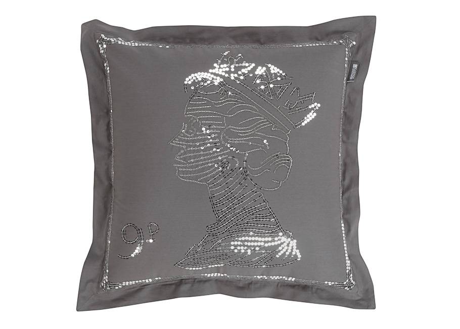 sierkussen Hyde Park Queen cushion KV Grey
