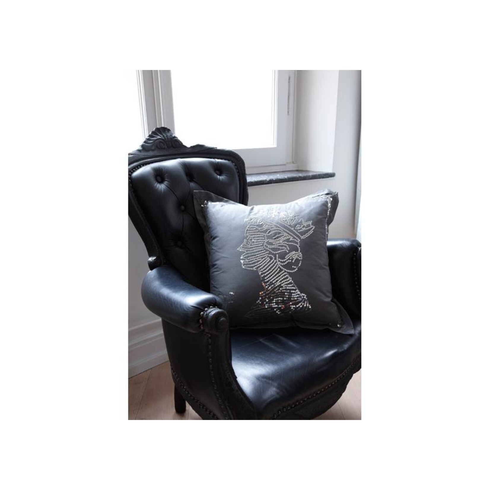 Kardol sierkussen Hyde Park Queen cushion KV Grey
