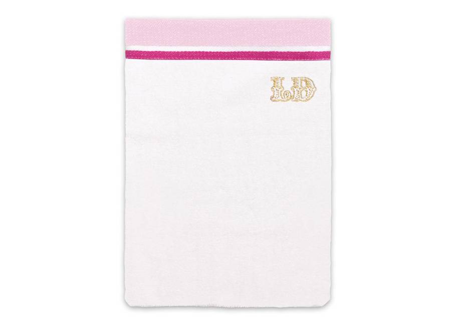 washandje Little Diva Shiny Flirt Bath Textile White