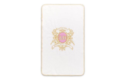 washandje Little Diva Shiny Flirt Bath Textile White