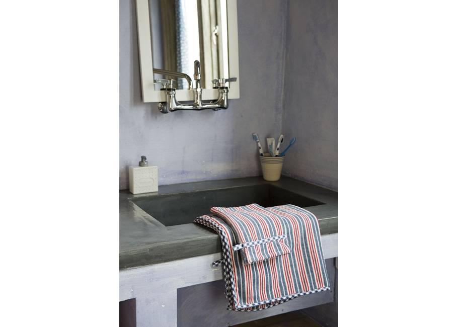 badjas Room Seven Bailey Bathrobe Blue