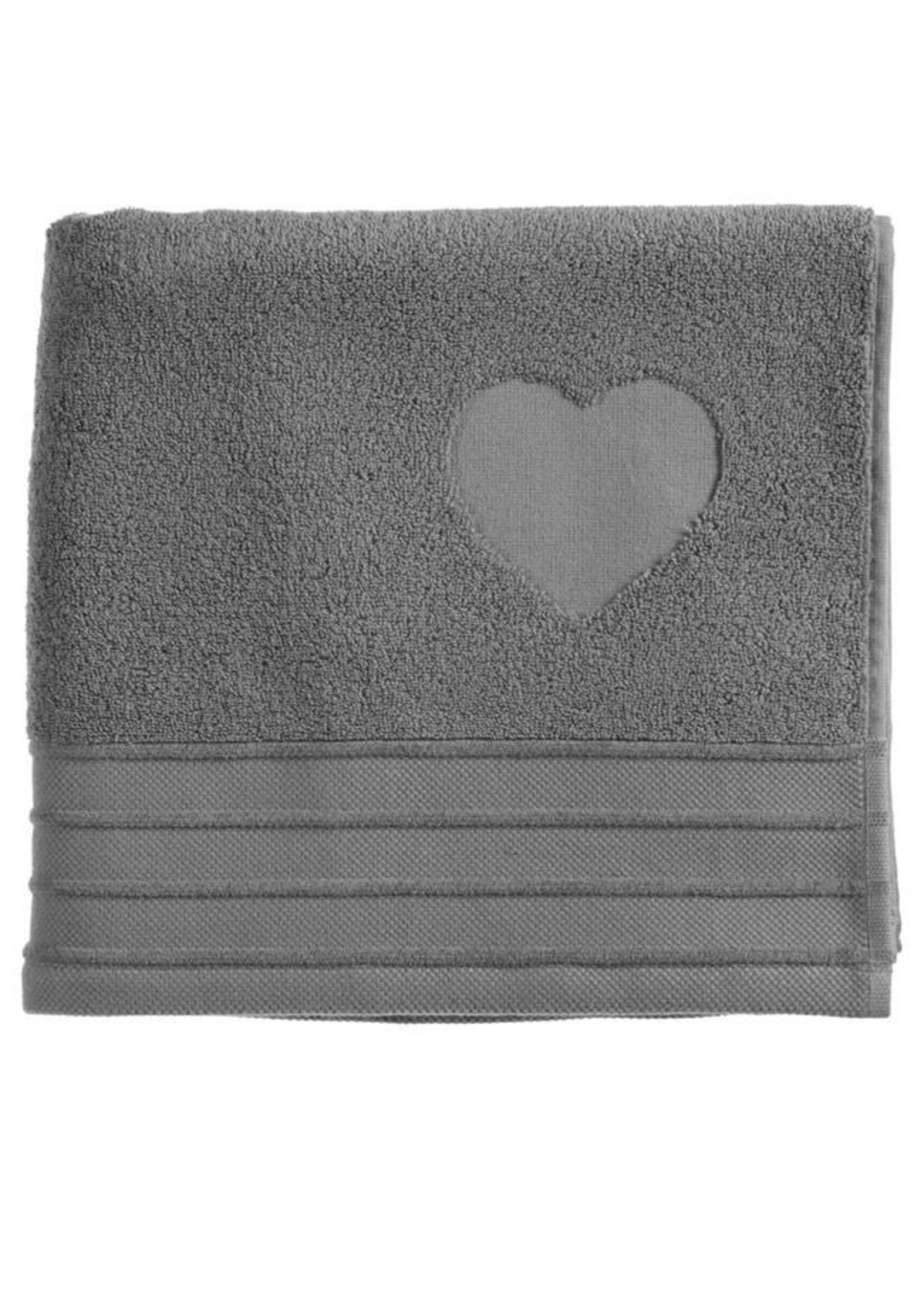 Rivièra Maison strandlaken Rivièra Maison Heart Anthracite