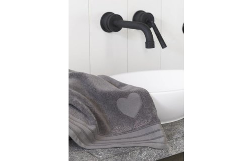 strandlaken Rivièra Maison Heart Anthracite
