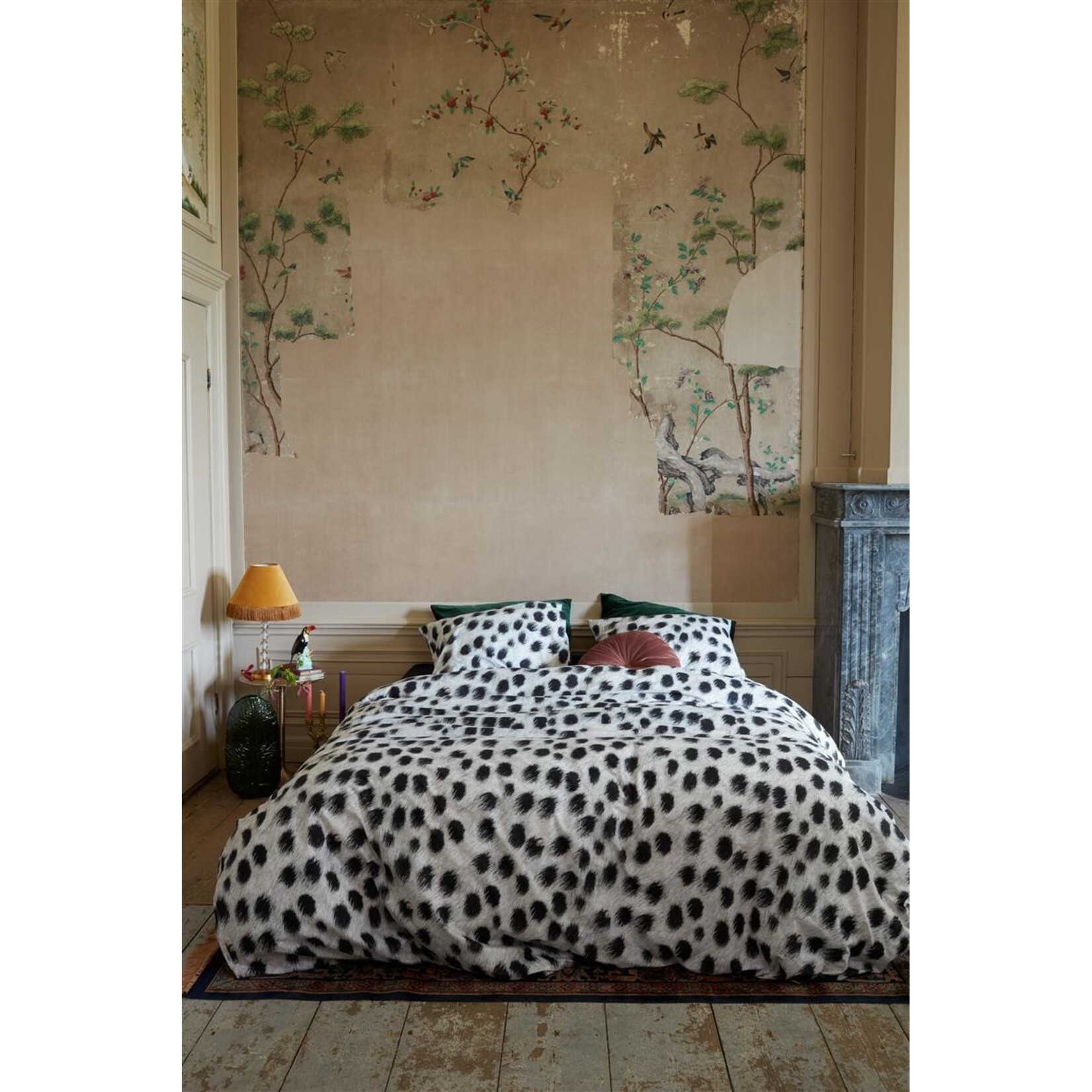 At Home by Beddinghouse Roundly Dekbedovertrek- Zwart Wit